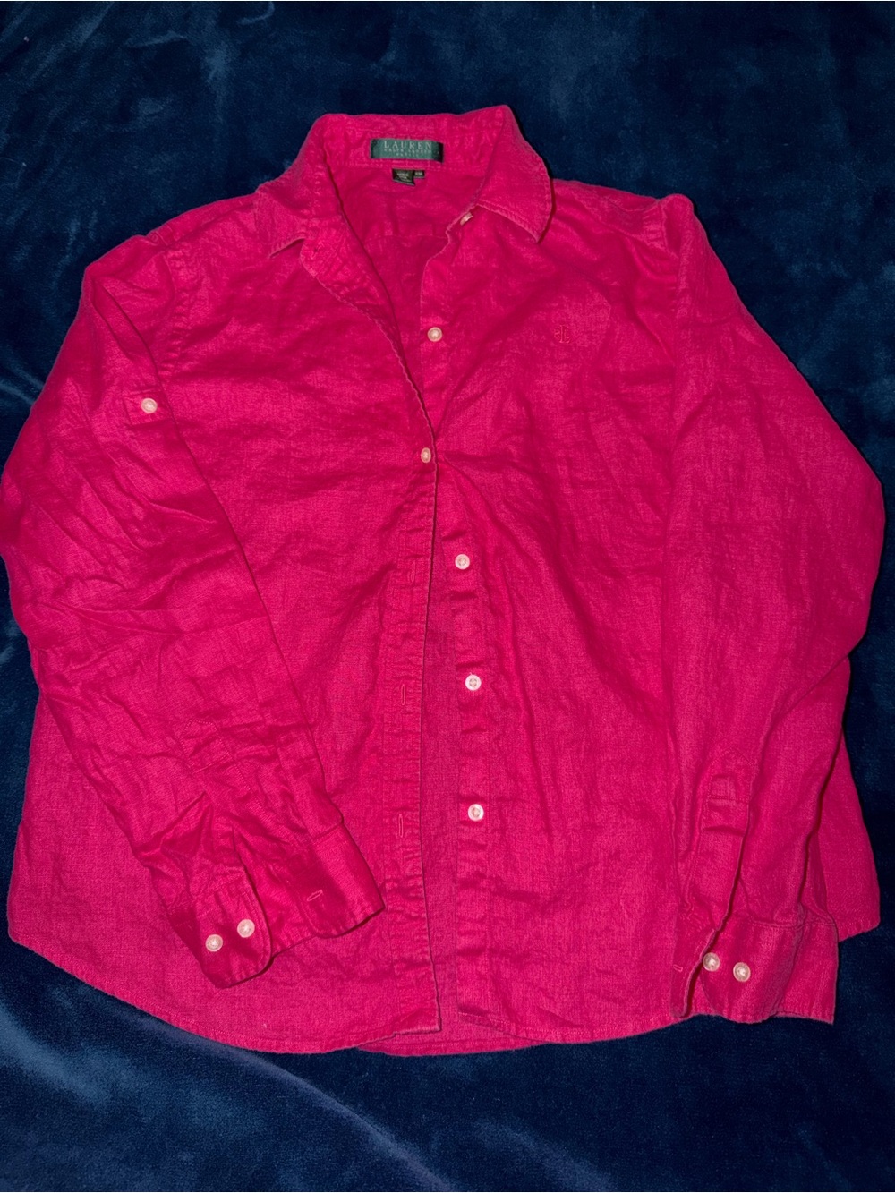 Ralph Lauren Hot Pink Button-Down Shirt